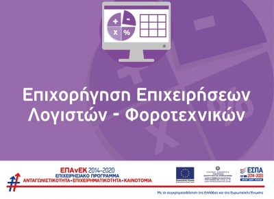 Επιχορήγηση επιχειρήσεων παροχής λογιστικών και φοροτεχνικών υπηρεσιών